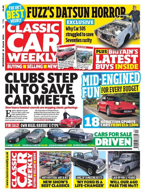 Title details for Classic Car Weekly by H BAUER PUBLISHING LIMITED - Available